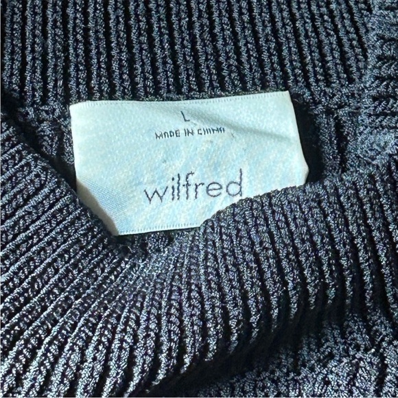 WILFRED Crevier Knit Ribbed Halter Top - Picture 7 of 9